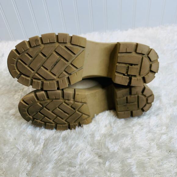 Steve Madden Howler Tan Suede Platform Booties Sz 8.5 - Picture 8 of 11